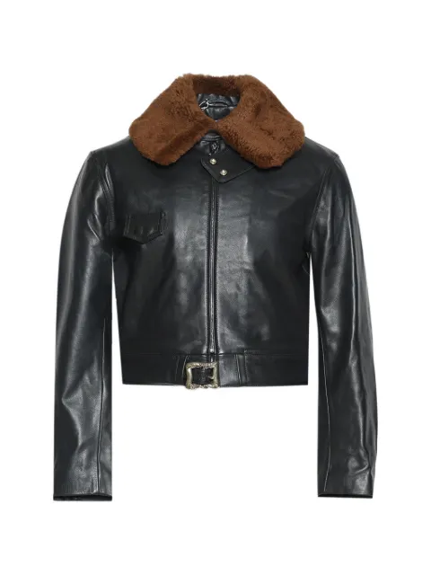 Enfants Riches Déprimés Hotrod shearling-collar jacket