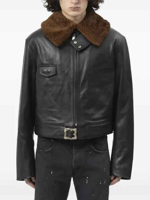 Enfants Riches Déprimés Hotrod shearling-collar jacket