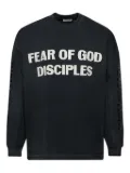 Fear Of God long-sleeve cotton T-shirt - Black