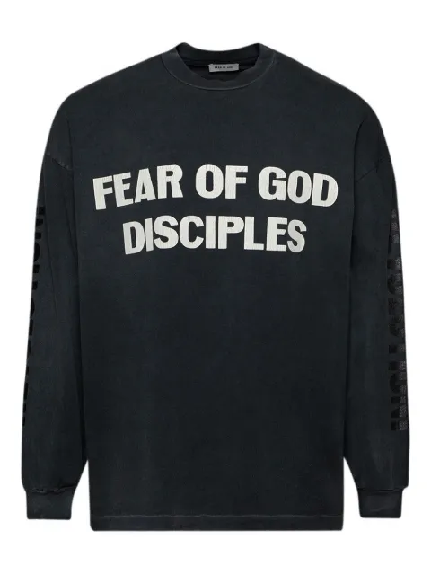 Fear Of God playera manga larga