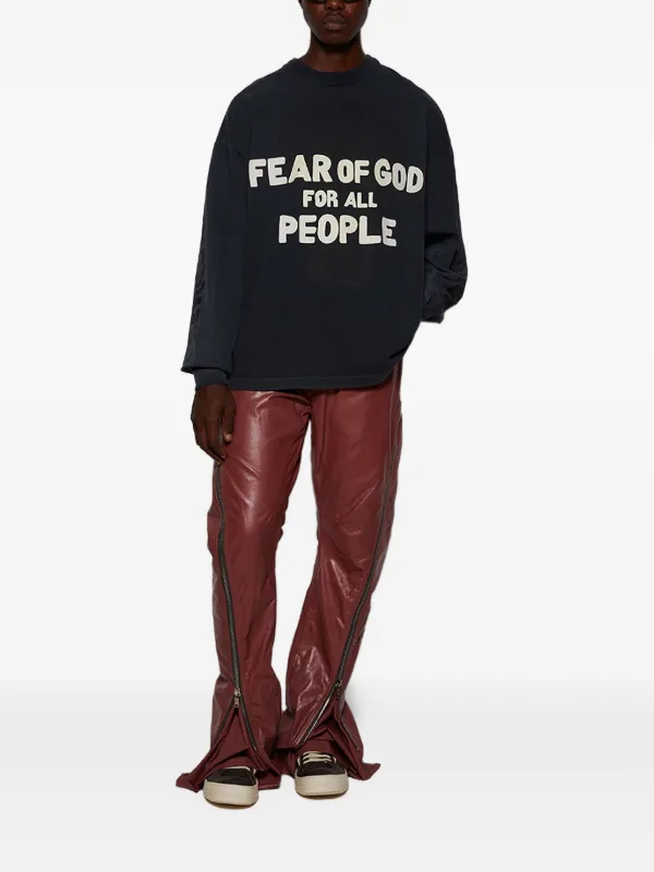 Fear Of God Open Our Future long-sleeve T-shirt | Black Fear Of God Open Our Future long-sleeve T-shirt | Black