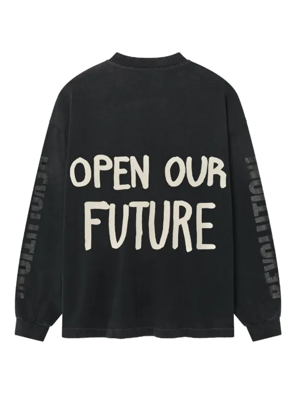 Fear Of God Open Our Future long-sleeve T-shirt | ブラック