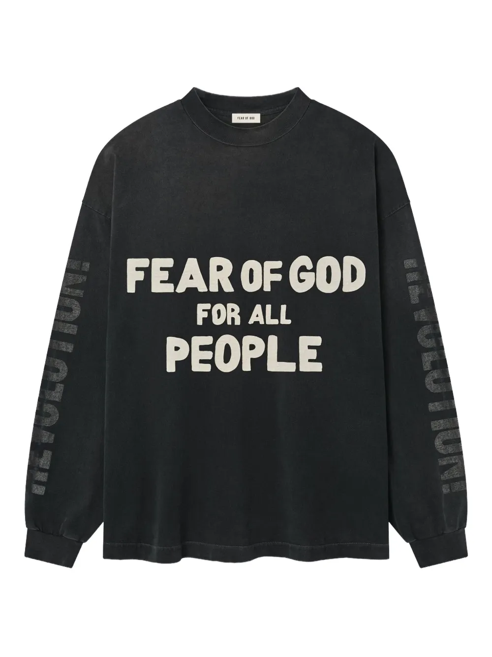 Fear Of God open our future long-sleeve T-shirt | Black | Image 1