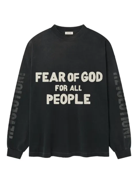 Fear Of God open our future long-sleeve T-shirt