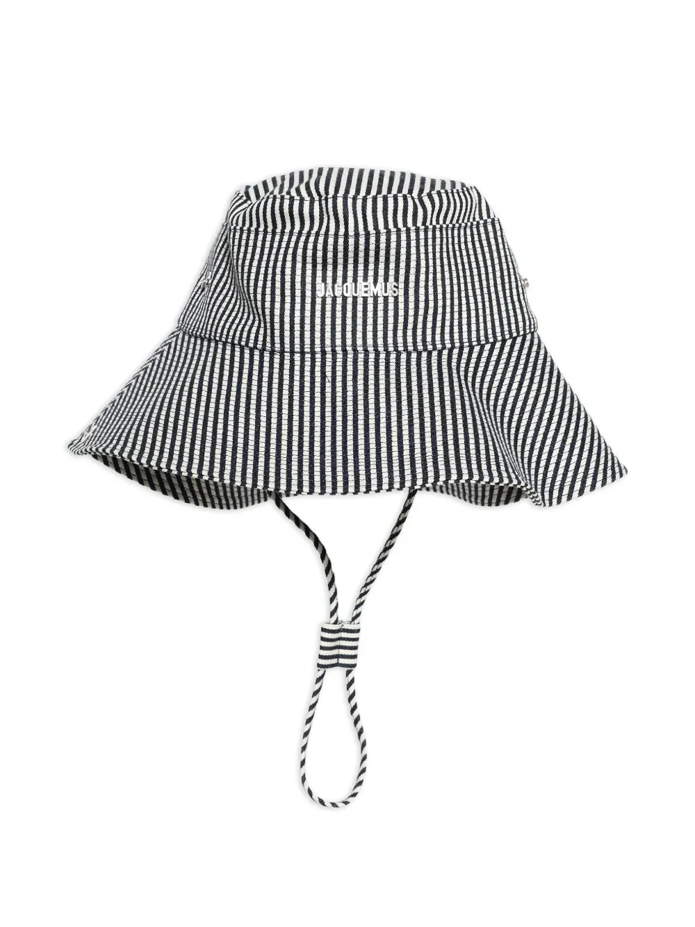 Jacquemus Cappello De-Nîmes a righe - Blu