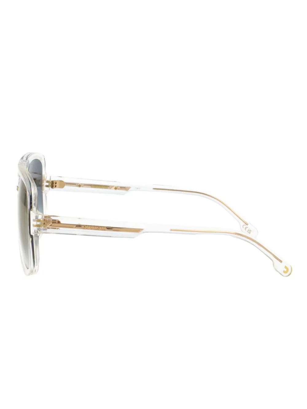 Carrera Victory C 10 S zonnebril met gouden detail Wit