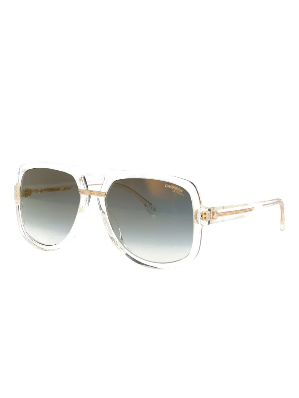 Carrera Victory C 10 S zonnebril met gouden detail Wit