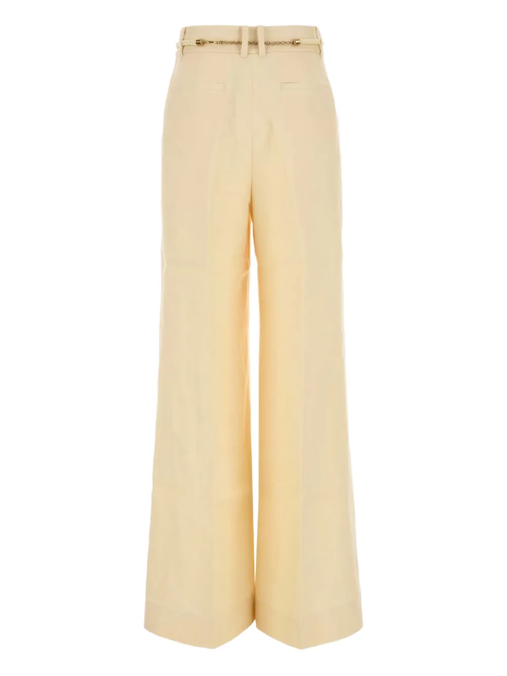 ZIMMERMANN High waist plooibroek - Geel
