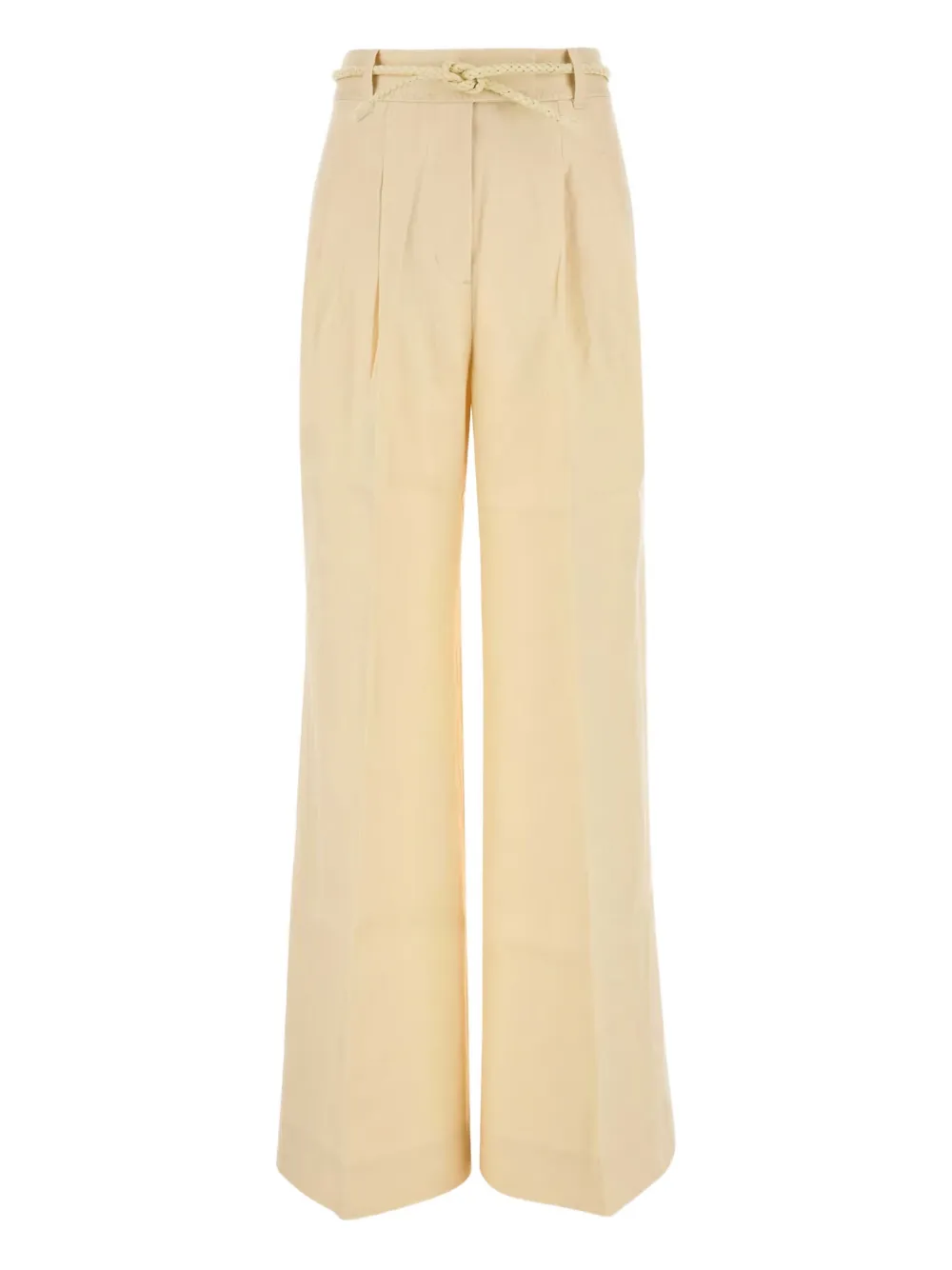 ZIMMERMANN high-waisted pleated trousers | Yellow | Image 1