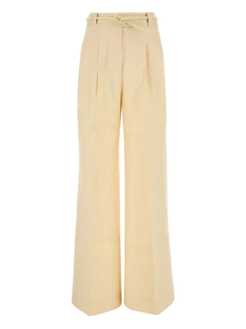 ZIMMERMANN high-waisted pleated trousers
