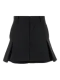 sacai pleated mini skirt - Black