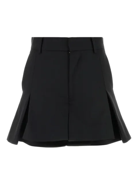 sacai تنورة ميني بكسرات