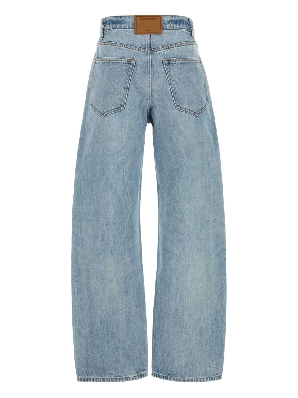 Alexander Wang Jeans met logopatch - Blauw