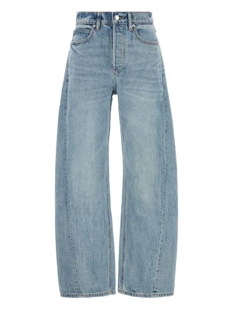 Alexander Wang logo-patch jeans