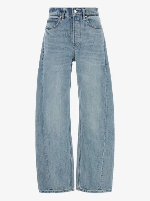 Alexander Wang logo-patch jeans