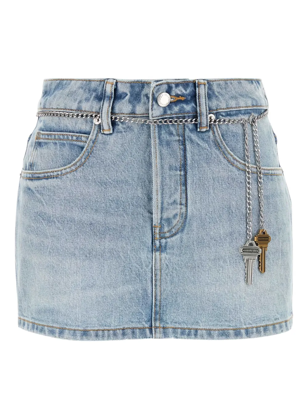 Alexander Wang shorts de mezclilla de algodón | azul | Image 1