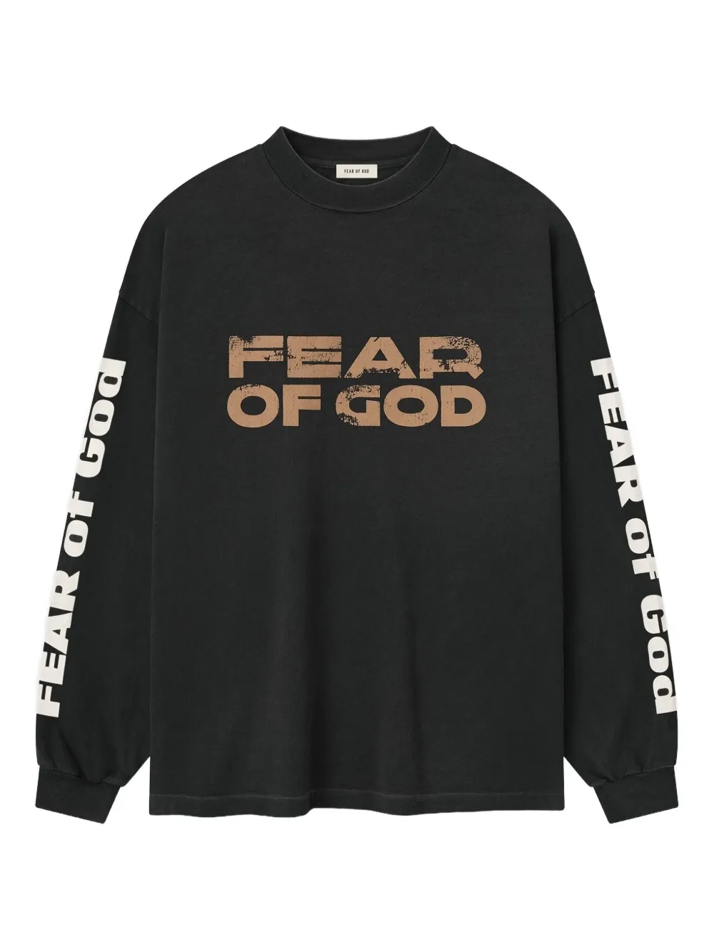 Fear Of God long-sleeve graphic tee | Black | Image 1
