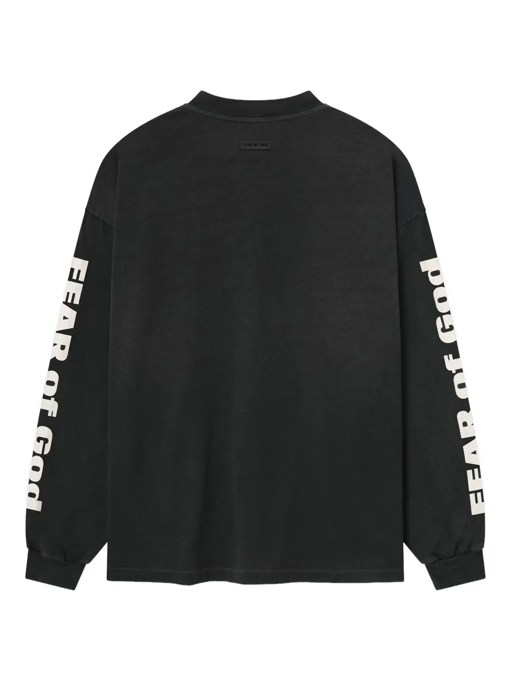 Fear Of God Long-sleeve Graphic Tee In Black
