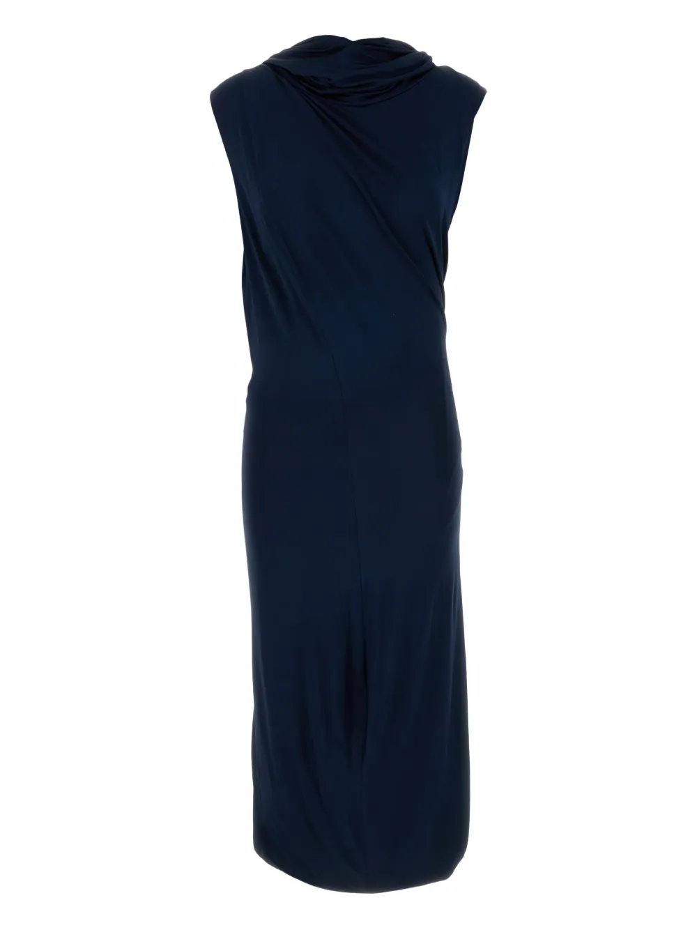 Magda Butrym draped hooded midi dress | Blue | Image 1