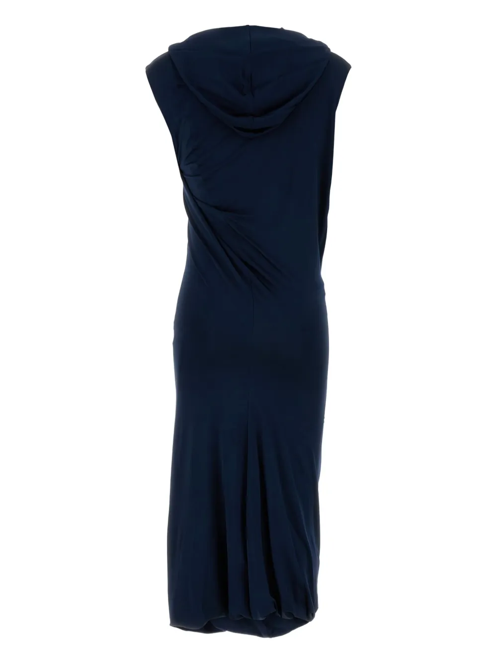 Magda Butrym Gedrapeerde midi-jurk met capuchon - Blauw