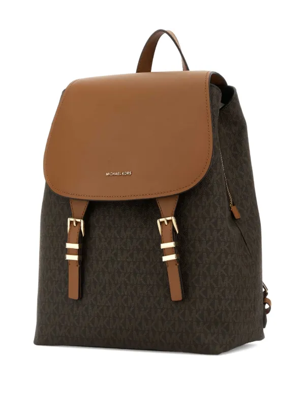 Michael Michael Kors monogram-print Backpack | Brown | FARFETCH display picture 3