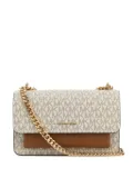 Michael Michael Kors Clair monogram cross body bag - Neutrals