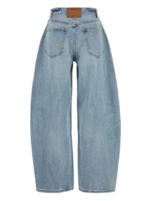 【ALEXANDER WANG】ロゴ入りデニムパンツ alexanderwang アレキサンダーワング EZ カットアウトロゴ入り