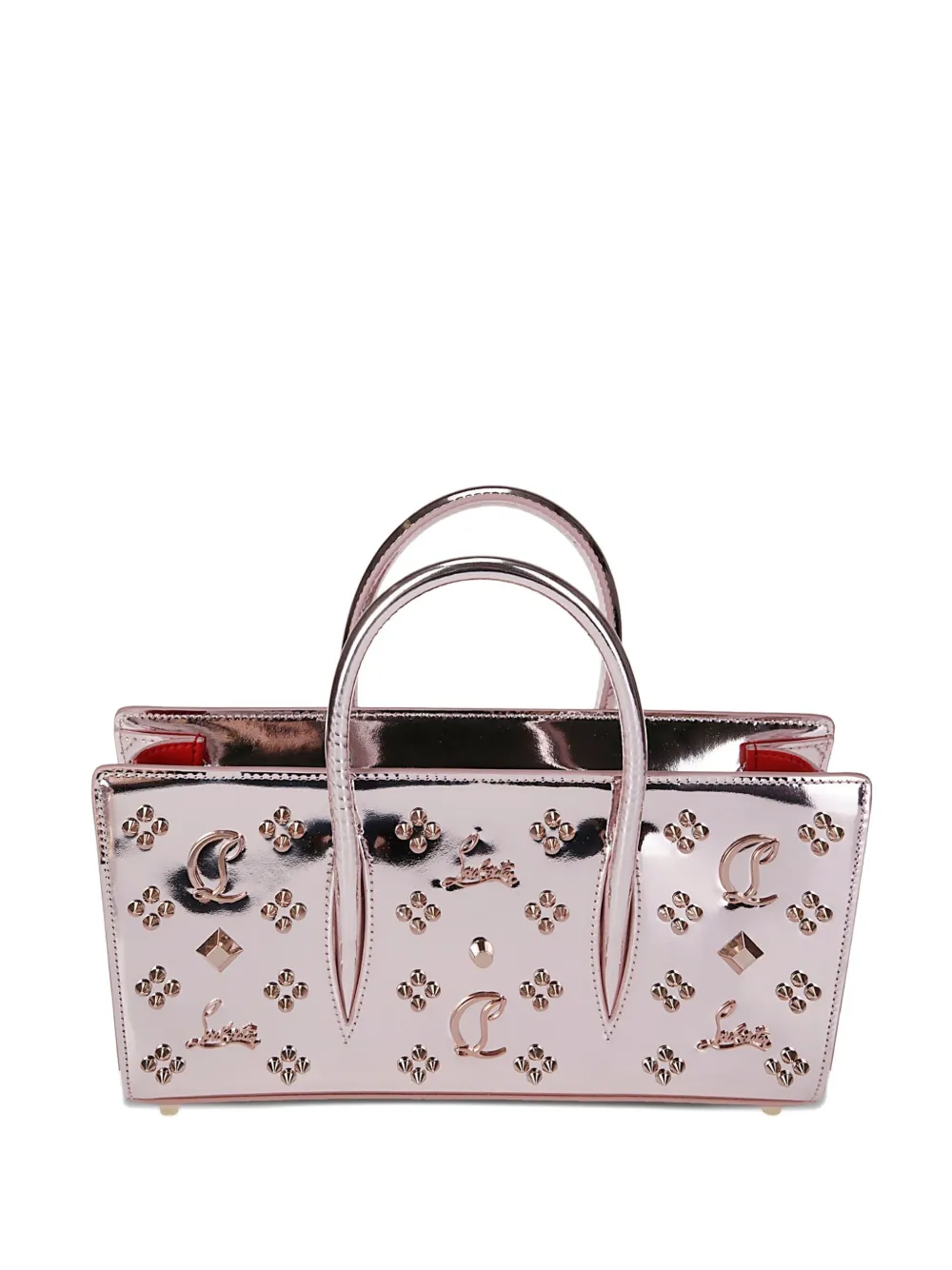 Christian Louboutin metallic-studs tote bag | Pink | Image 1