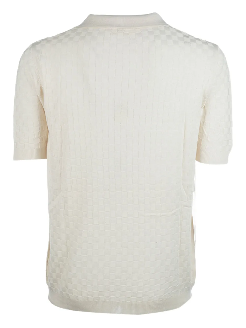 A Paper Kid T-shirt met V-hals - Beige