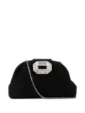 Amina Muaddi Camelia clutch bag - Black