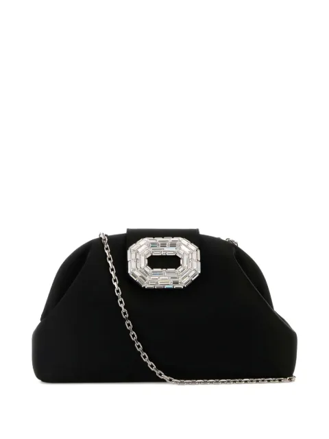 Amina Muaddi Camelia clutch bag