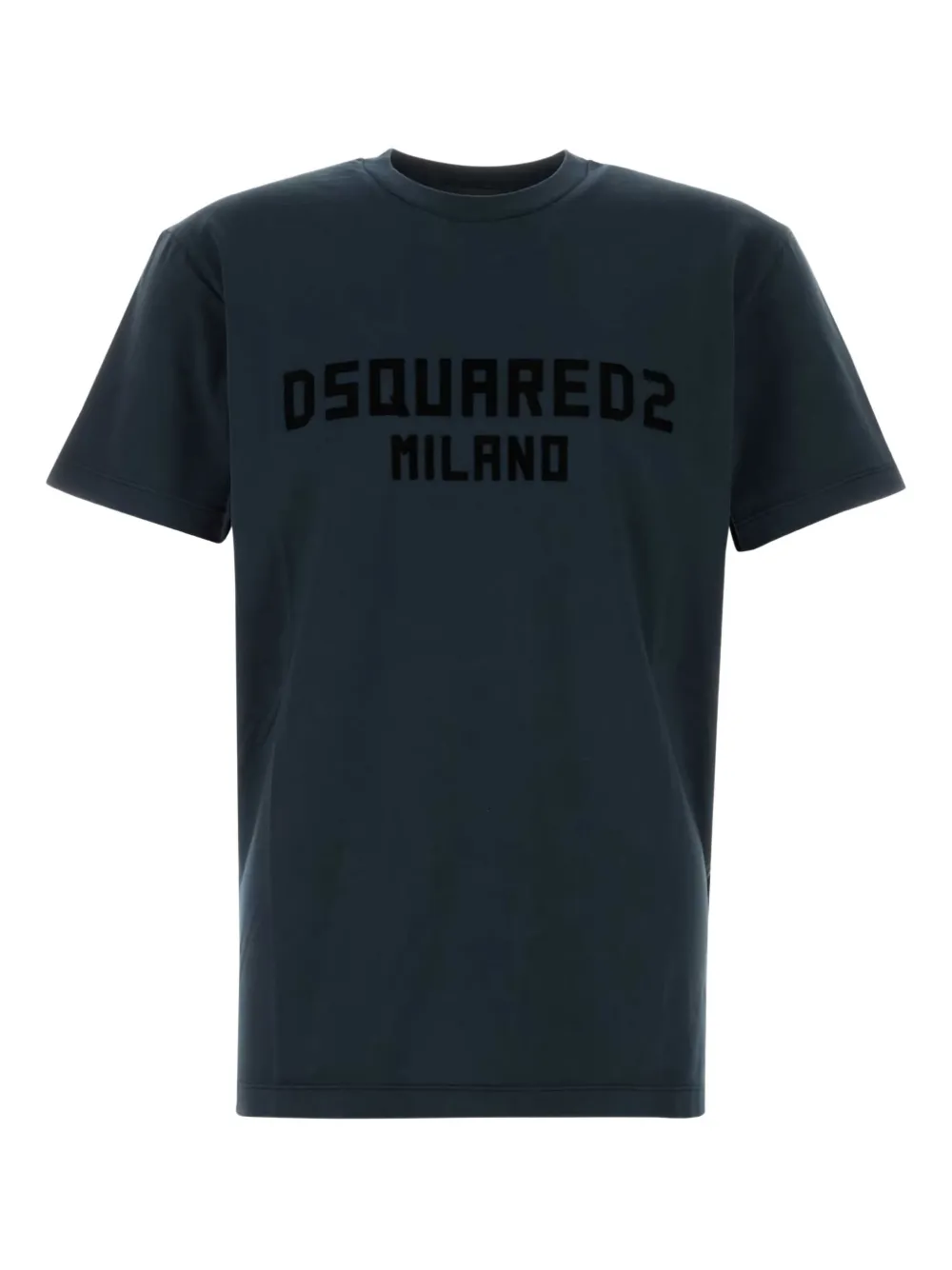 DSQUARED2 camiseta de algodón con logo estampado | azul | Image 1