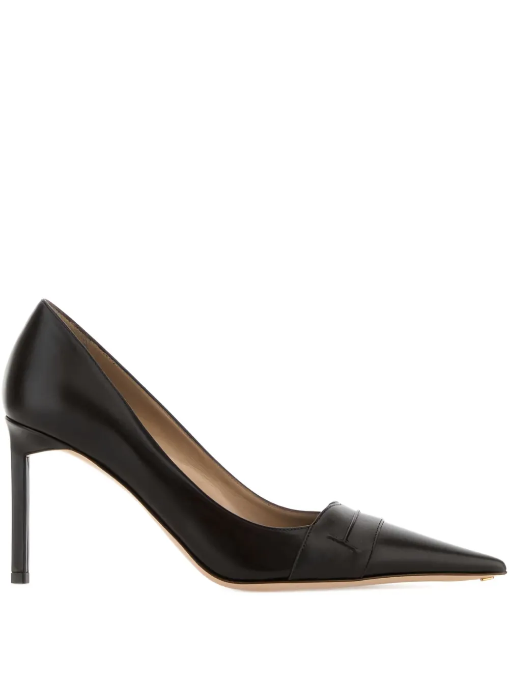 TOM FORD 85 mm Eva leren pumps Zwart
