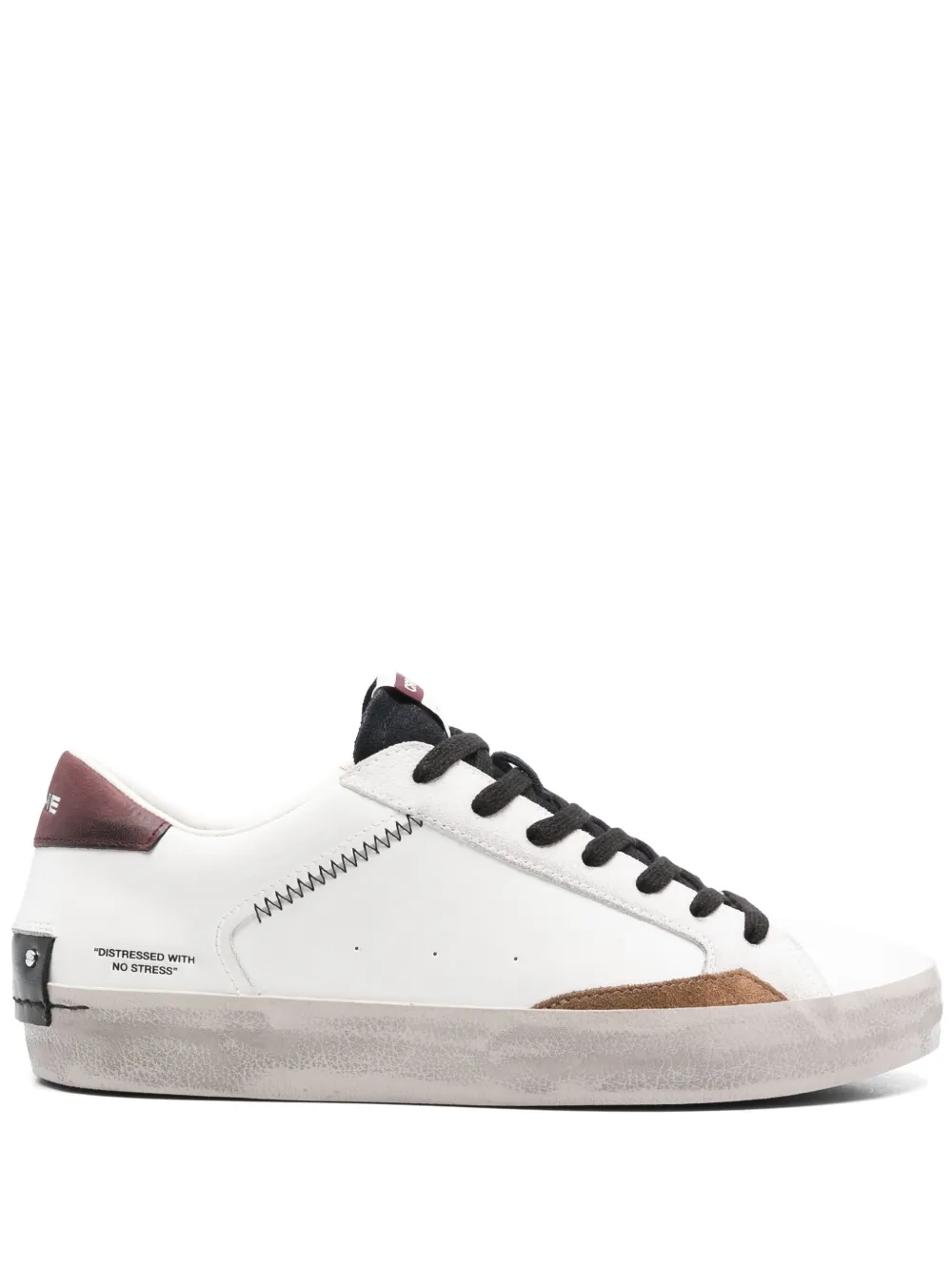 Distressed sneakers
