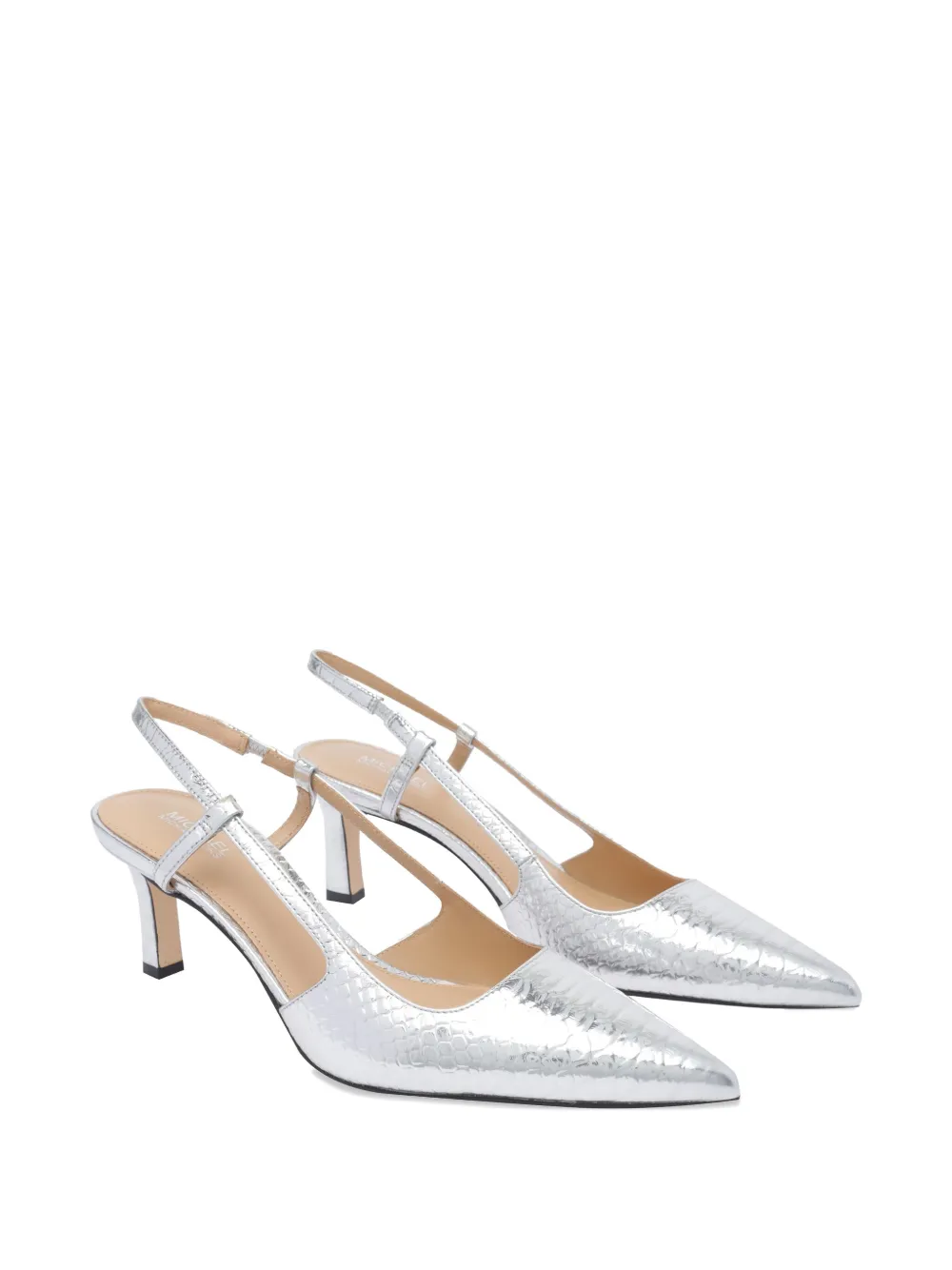 Michael Michael Kors zapatillas con tira trasera y tacón de 60mm | Zapatillas | Image 2