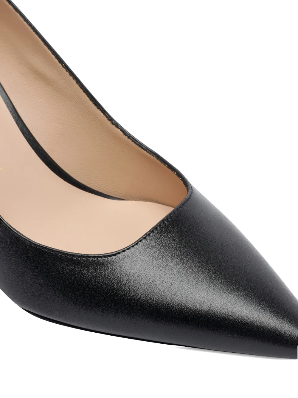 Stuart Weitzman 75mm leather pumps Black