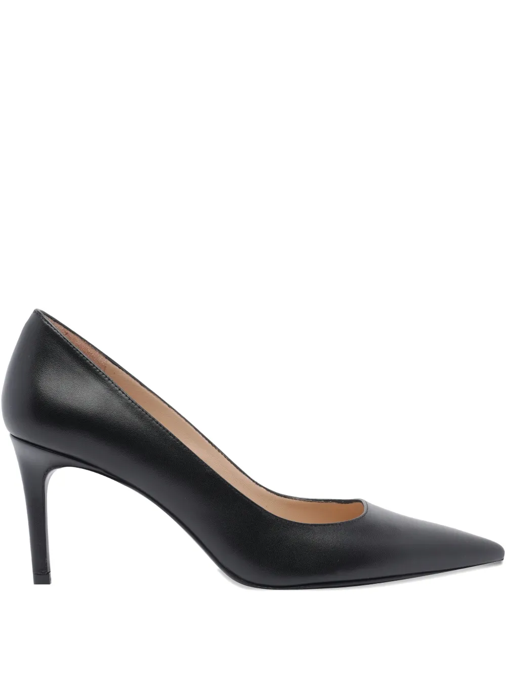 Stuart Weitzman 75mm leather pumps Black