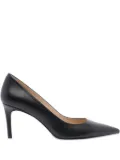 Stuart Weitzman 75mm leather pumps - Black