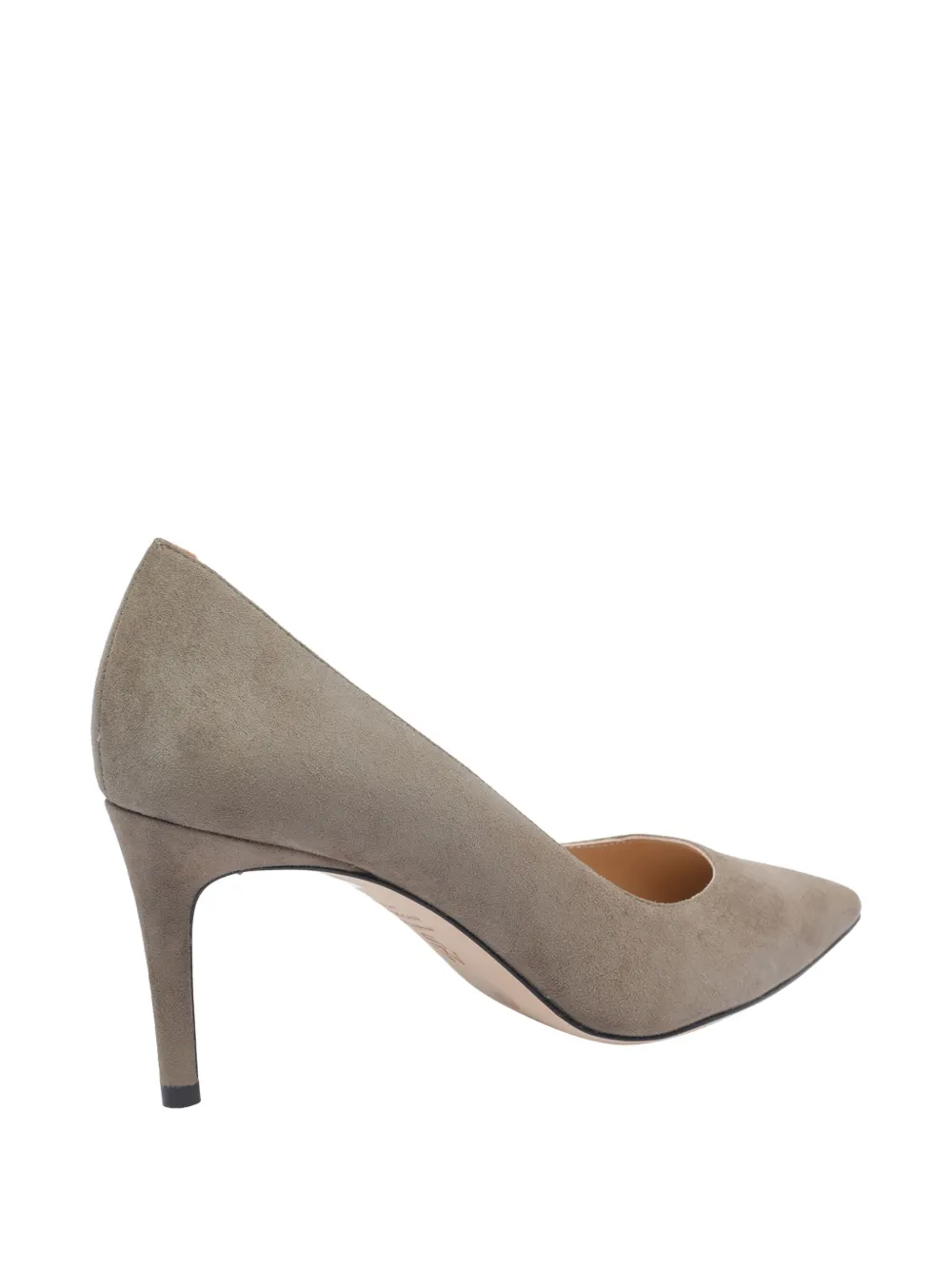 Stuart Weitzman 75mm suede heeled pumps Grey