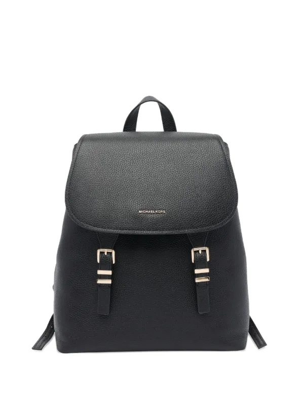 Michael Michael Kors Pebbled Leather Backpack Black