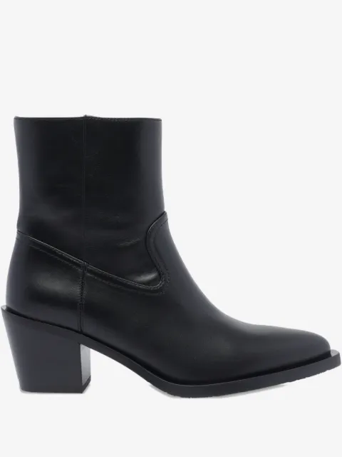 Stuart Weitzman 65mm leather cowboy boots