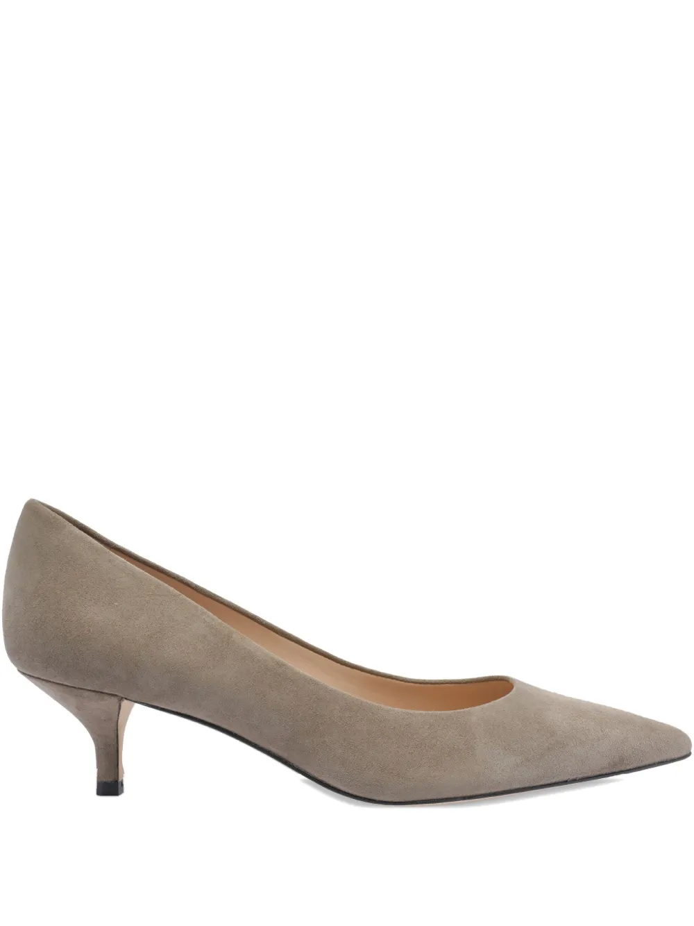 Stuart Weitzman 50mm leather heeled pumps Neutrals