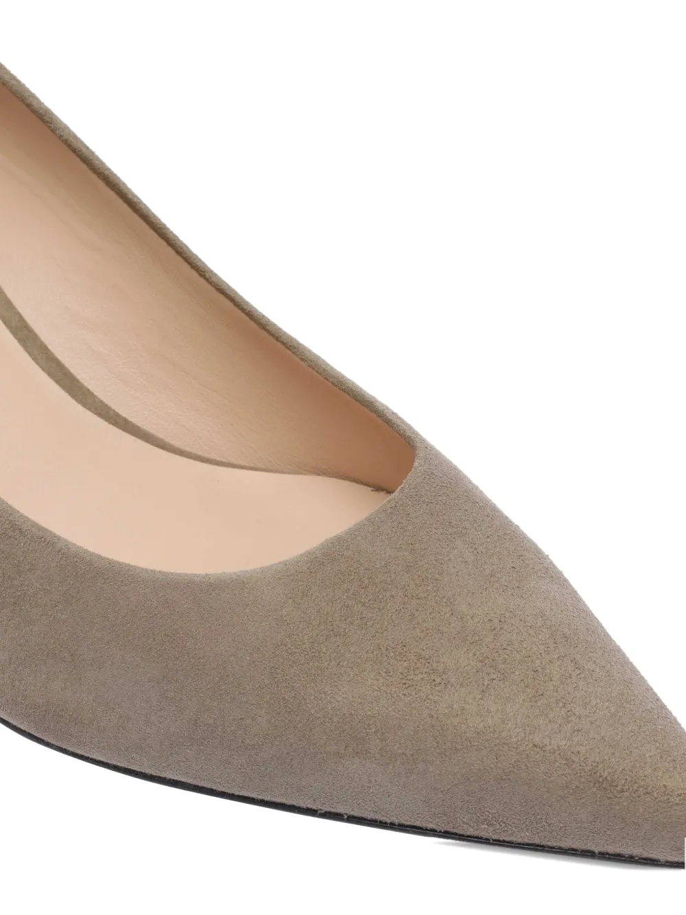 Stuart Weitzman 50mm leather heeled pumps Neutrals