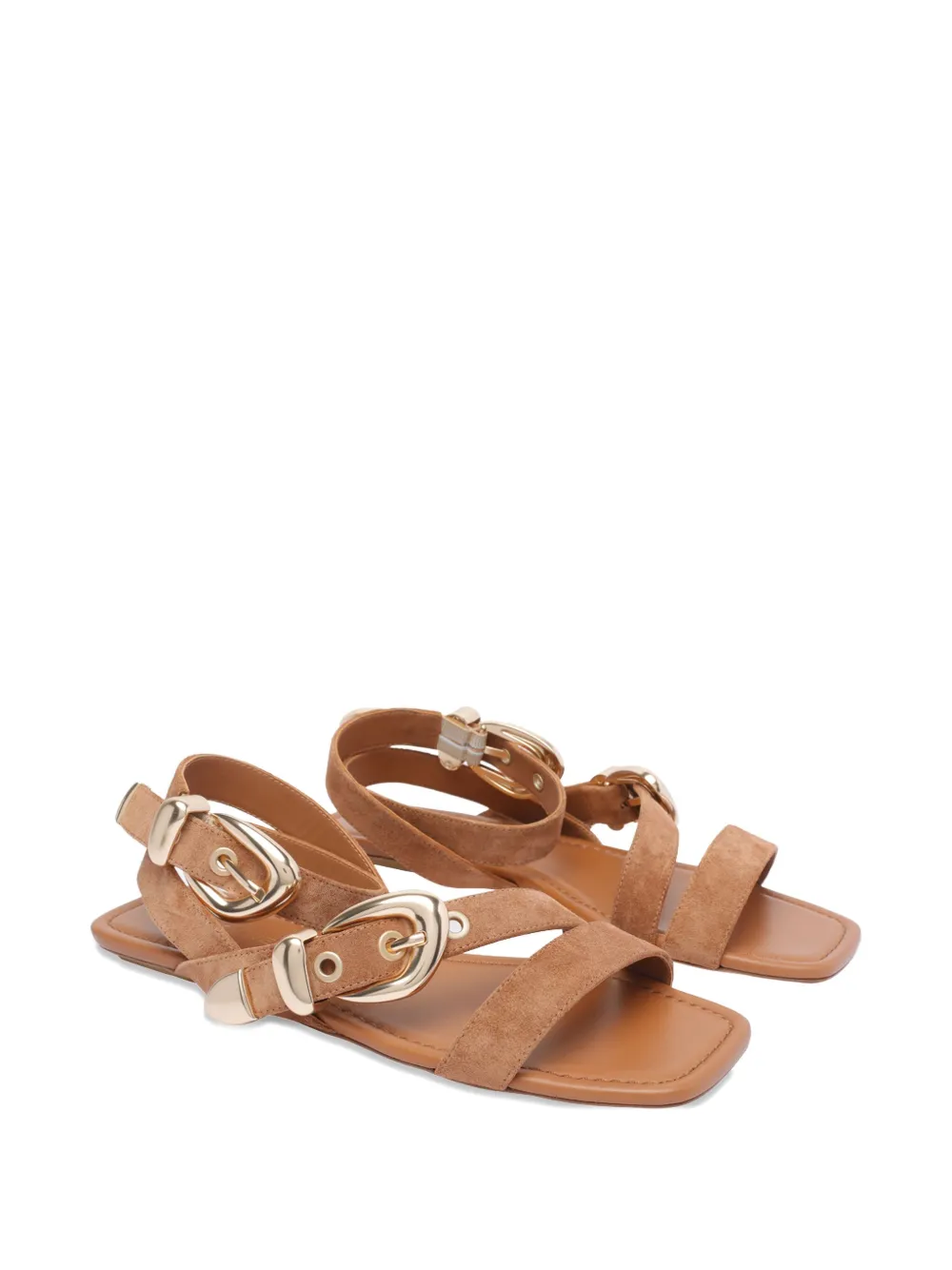 Stuart Weitzman suede flat sandals | Flat Sandals | Image 2