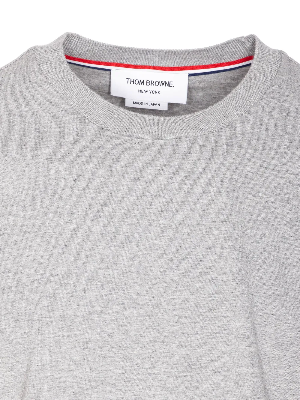 Thom Browne Katoenen trui met streepdetail Grijs