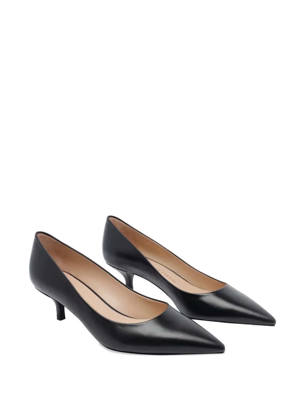 Stuart Weitzman 50mm leather pumps Black