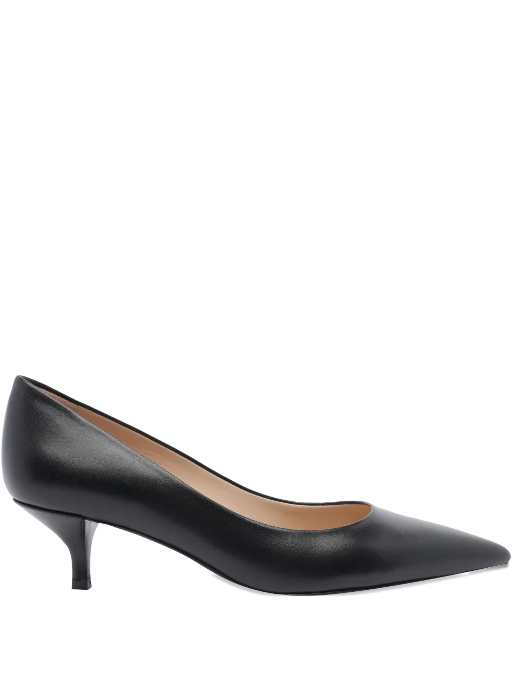 Stuart Weitzman 50mm leather pumps Black