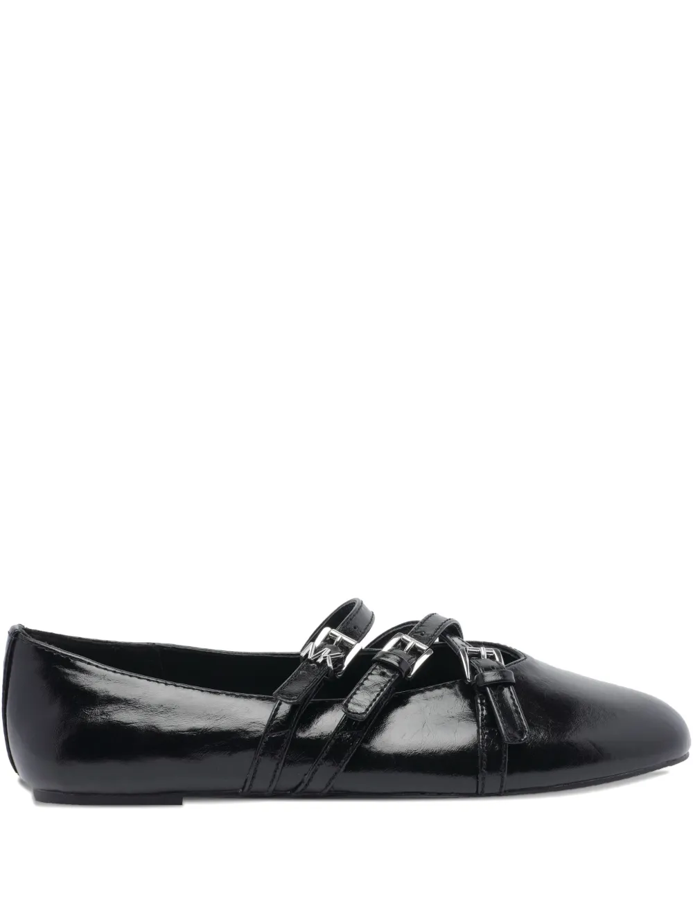 Michael Kors 60mm leather slingback pumps Silver