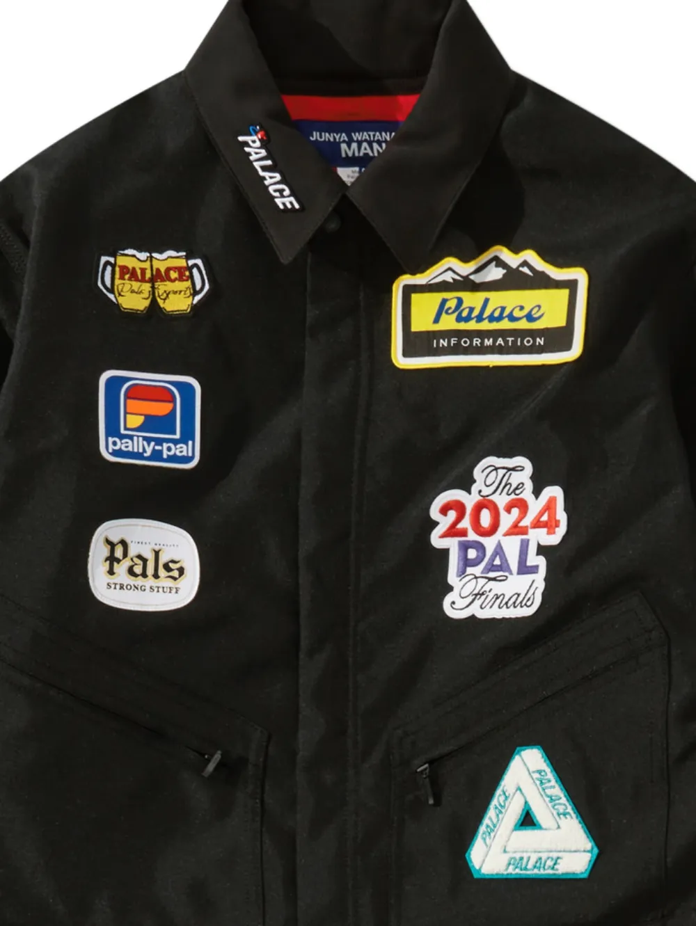 Junya Watanabe MAN patches long-sleeve jumpsuit | Image 2