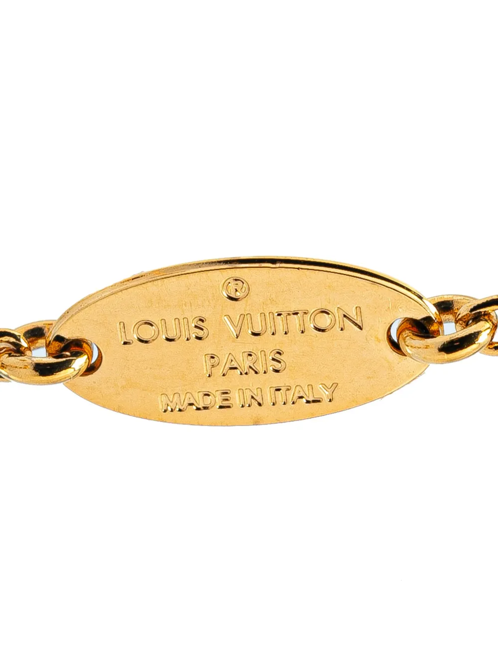 Louis Vuitton Pre-Owned 2020 Gold Plated Essential V Necklace costume necklace | Image 2